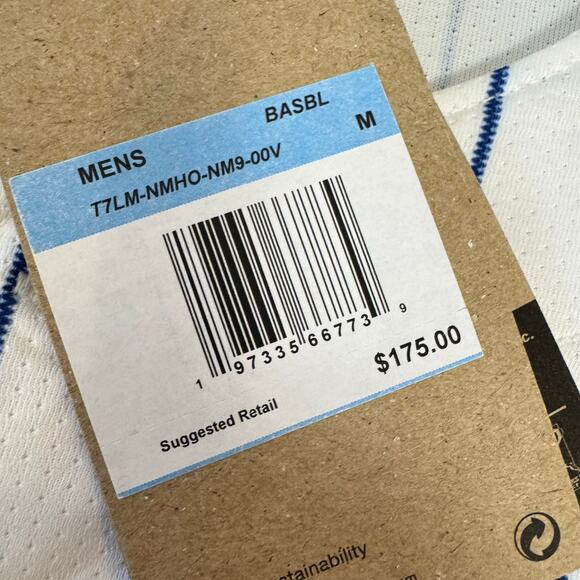 NIKE New York Mets Jersey #1 NWT Size Medium DriFit Engineered Jeff McNeil White - Picture 10 of 16